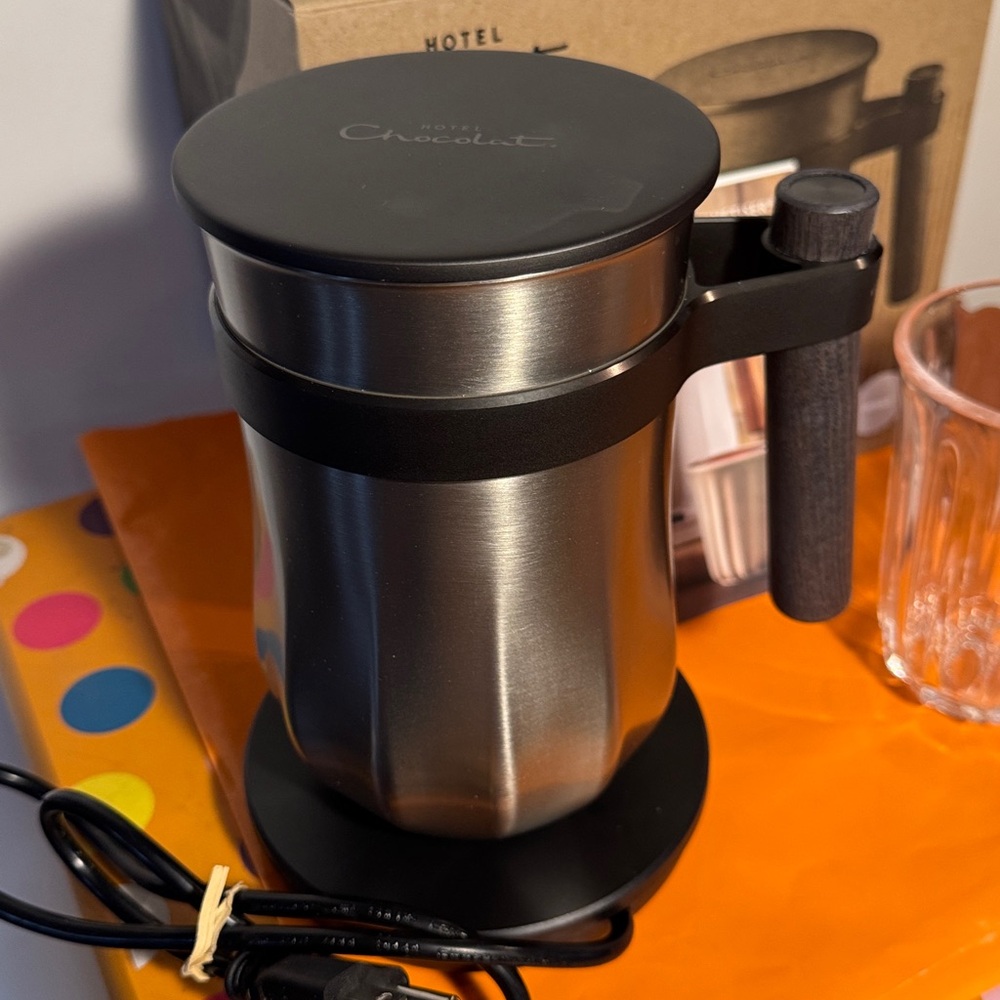 Pewter Velvetiser Hot Chocolate Maker - Picture 3 of 7